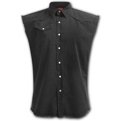 Afbeelding van Spiral METAL STREETWEAR Mouwloos werkshirt 4XL Zwart