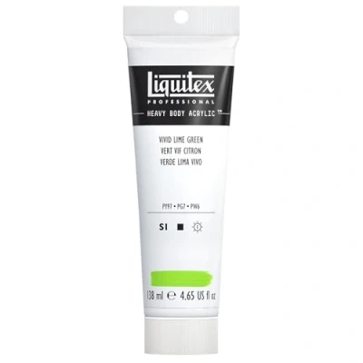 Afbeelding van Liquitex 4417740 Professional Heavy Body acrylverf in kunstenaarskwaliteit met uitstekende lichtechtheid en boterachtige consistentie, 138ml Tube, Vivid Lime Green