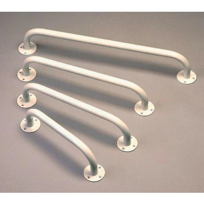 Afbeelding van Stalen wandbeugel wit, hoog: hoog 61 cm