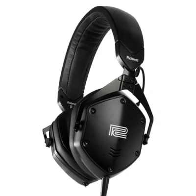 Afbeelding van Roland VMH S100 Hi Res Over Ear Hoofdtelefoon voor Muziekproductie Breed Frequentiebereik Ongelooflijke Geluidsisolatie 50mm Driver Unit Comfortabel &amp; Duurzaam