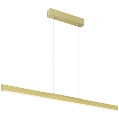 Afbeelding van Slv one linear 100 fase up down pendelarmatuur messing 24w 2700 3000k 1006187