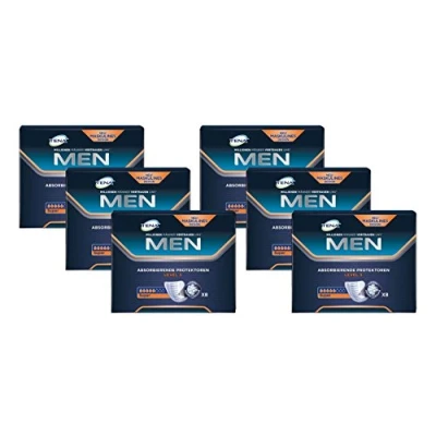 Afbeelding van TENA Men Level 3 Incontinentie inzetstukken voor mannen met gemiddelde blaaszwakte/incontinentie, voordeelverpakking (48 hygiënische inzetstukken)