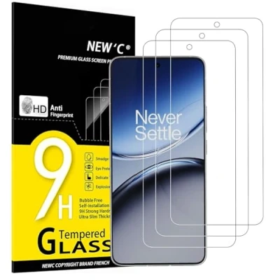 Afbeelding van NEW&#039;C 3 Stuks, Screen Protector voor OnePlus Nord 4, Gehard Glass Schermbeschermer Film 0.33 mm ultra transparant, resistent