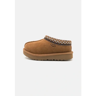 Afbeelding van UGG Tasman II Unisex Pantoffels voor kinderen, Maat: 26, Chestnut Veloursleer