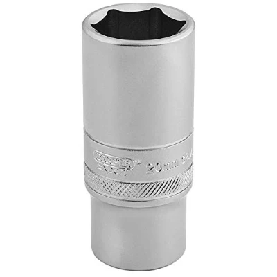 Afbeelding van Draper 16587 metrische 3/8 inch vierkante aandrijving Hi Torq 6 punts diepe 20 mm socket