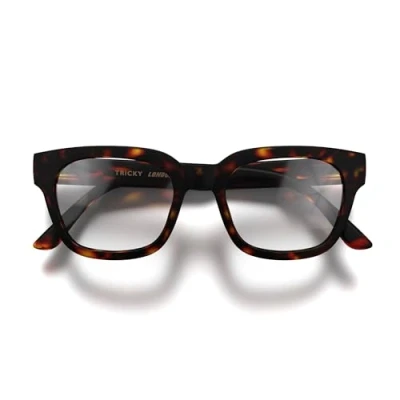 Afbeelding van LONDON MOLE EYEWEAR Tricky blauw licht blokkerende bril Cool Blue Blockers Anti vermoeide ogen voor schermen Heren Dames Unisex, Matt Schildpad, Medium