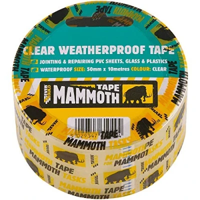 Afbeelding van Everbuild 2CLEAR10 EBD Mammut helder weerbestendig plakband, 50 mm x 10 m