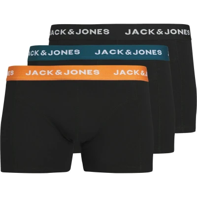 Afbeelding van JACK&amp;JONES ADDITIONALS JACJONAS SOLID TRUNKS 3 PACK Heren Onderbroek Maat S