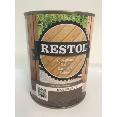 Afbeelding van Restol Houtolie Zijdeglans Lichtgrijs 1 liter