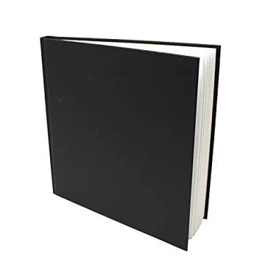 Afbeelding van Artway Studio Vierkant Hardgebonden Schetsboek 195mm 92 zijden/46 pagina&#039;s van 170gsm Cartridge papier Zwart Hardback