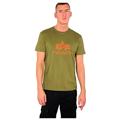 Afbeelding van ALPHA INDUSTRIES Basic T shirt voor heren groen S