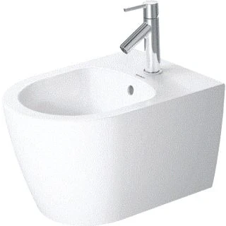 Afbeelding van Duravit ME by Starck wandbidet Compact 37x48cm met kraangat overloop wit