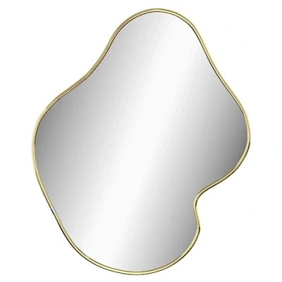 Afbeelding van Wandspiegel 60x50 cm goudkleurig