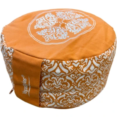 Afbeelding van YogaStyles meditatiekussen design oranje
