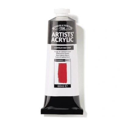 Afbeelding van Winsor &amp; Newton 2320421 Professionele acrylverf, hoge dekking, kunstenaarskwaliteit, lichtecht 60ml Tube, Naphthol Red Light