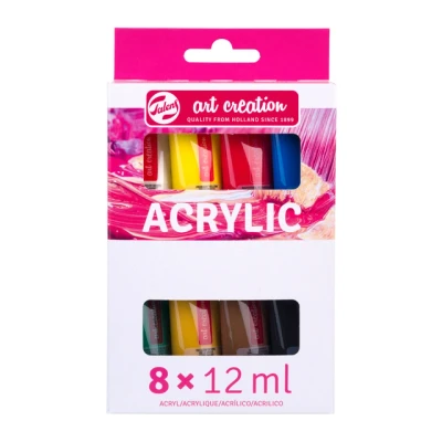 Afbeelding van Acrylverf Talens Art Creation 12ml set à 8 kleuren