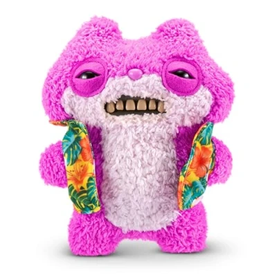 Afbeelding van Fuggler Vacay Vibes by ZURU, grappig lelijk monster, pluche, verzamelbaar, speelgoed (Sketchy Squirrel roze)