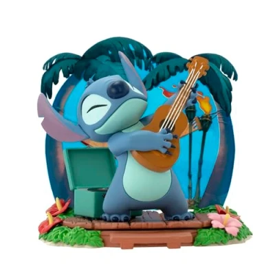 Afbeelding van Lilo &amp; Stitch Statue 1/10 Guitar 10 cm