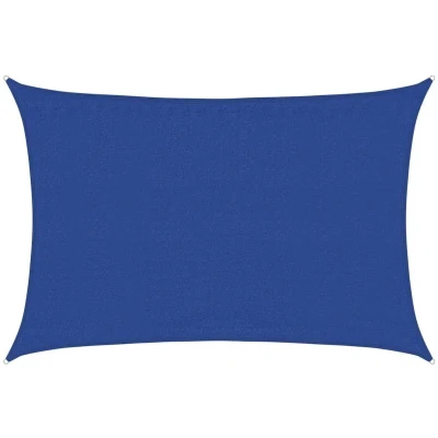 Afbeelding van VidaXL Zonnezeil 160 g/m² rechthoekig 3,5x4,5 m HDPE blauw