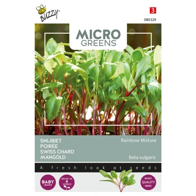 Afbeelding van Microgreens Snijbiet gemengd Kiemgroente Buzzy