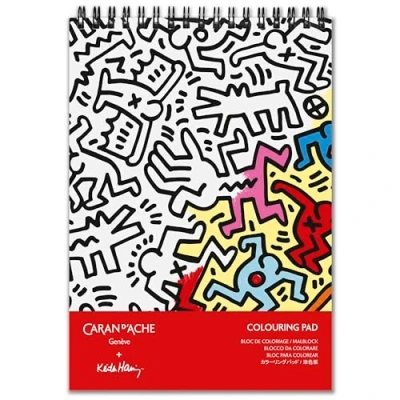 Afbeelding van Caran d&#039;Ache x Keith Harring Kleurplaten A5 Special Edition