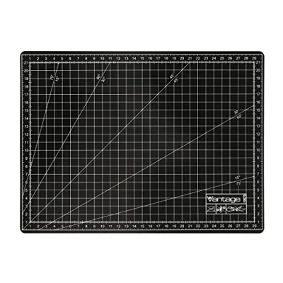 Afbeelding van Dahle Vantage snijmat A4 (22 x 30 cm, zelfherstellend, aan beide zijden te gebruiken, met raster) zwart