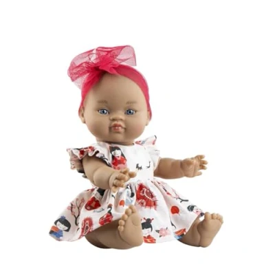 Afbeelding van Gordis Aziatische babypop Ada gekleed (34 cm)