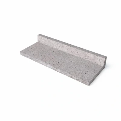 Afbeelding van Schellevis Oud Hollandse Traptrede L Vorm 100x40x15 Cm Grijs Traptreden