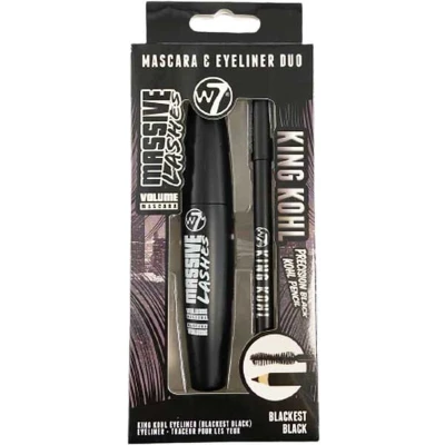 Afbeelding van W7 Mascara &amp; Eyeliner Duo Massive Lashes King Kohl