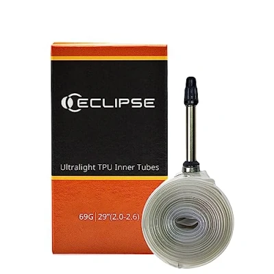 Afbeelding van Ultralichte luchtslang 29 x (2,0 2,6) 622 Eclipse MTB 69 g TPU slang en RVC ventiel 40 mm