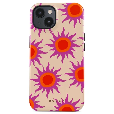 Afbeelding van BURGA Telefoonhoesje voor iPhone 15 Schokbestendige Hardcase Hoesje Sunset Glow