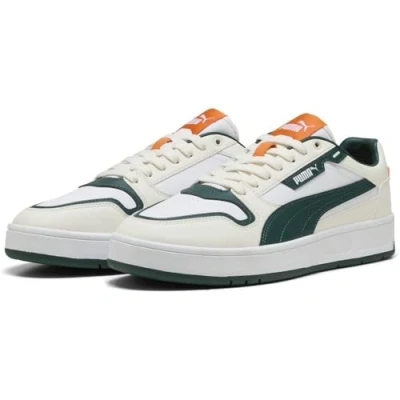 Afbeelding van Puma Unisex Court Classic Street Sneaker, Wit Donker Mirte Warm Wit, 13 UK, 48.5 EU