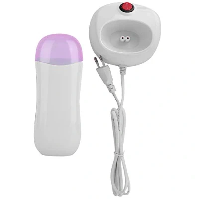 Afbeelding van wax roller, warmer, body ontharing machine met base, ontharingscrème roller warmer heater verwijdering machine, ontharingshars