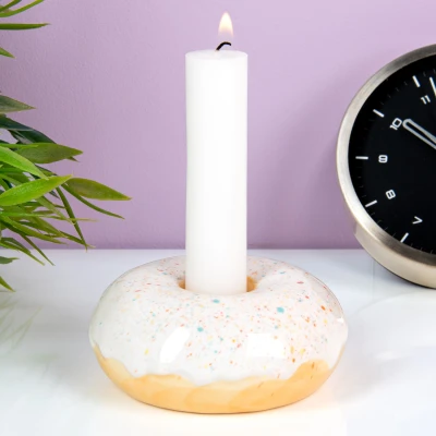 Afbeelding van Donut Kandelaar Wit van DOIY
