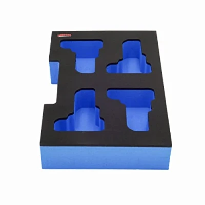 Afbeelding van APTEX Schaumeinlage passend für 4x Bosch Akkus GBA 12V 4Ah, 6Ah halbe L Boxx 102 G4, 136 LB4