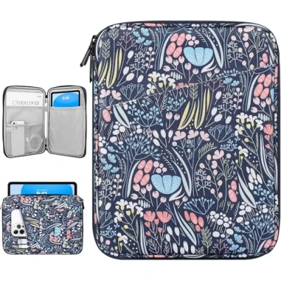 Afbeelding van Dadanism 9 11 Inch Tablet Sleeve Tas Draagtas voor iPad 10.2 2021 2019, Pro 2022 2018, Air 5e/4e 10.9, 10e Gen 10.9 2022, Galaxy Tab S9 A8 S8 S6 Lite, Nachtblauw