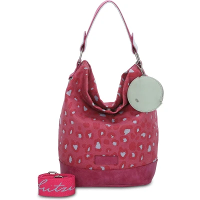 Afbeelding van Fritzi aus Preußen IZZY07 OLGA Handtas, Dames, Maat: One Size, Leo pink
