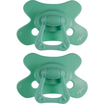 Afbeelding van Difrax Natural Fopspeen 12+ Maanden Groen 2 stuks