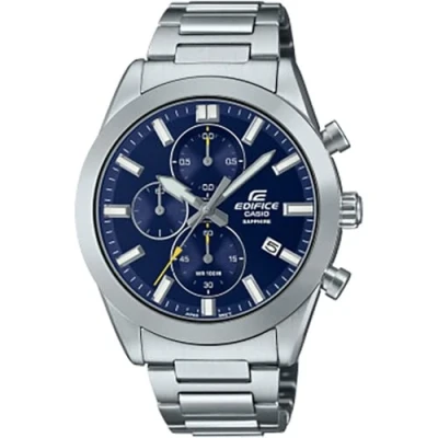 Afbeelding van Casio Edifice EFB 710D 2AVUEF Horloge Chronograaf ,saffierglas blauw,