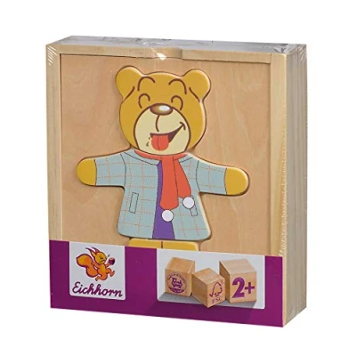 Afbeelding van Eichhorn Houten Puzzel Beer 20 stuks