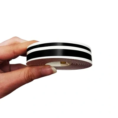 Afbeelding van 4R Quattroerre.it 10510 Trim Strepen Dubbele Zelfklevende Strips voor Auto&#039;s, Zwart, 11 mm x 10 mt
