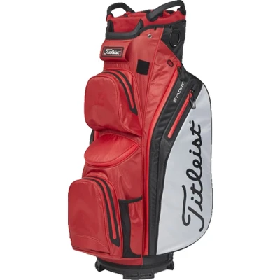Afbeelding van Cartbag Titleist Cart 14 StaDry Rood Grijs Zwart 2023