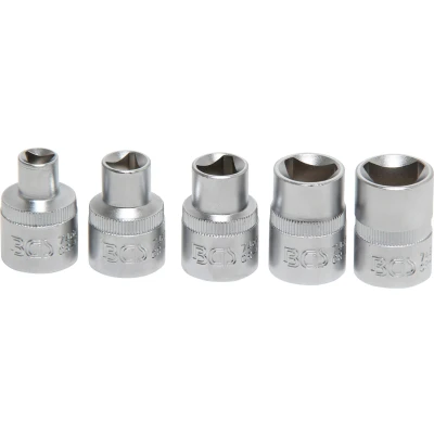 Afbeelding van BGS Driekant inzetstukset M5 M12 (8 16,5 mm) 5 delig