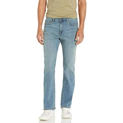 Afbeelding van Amazon Essentials Heren Straight fit Stretch Bootcut Jean ,Licht Vintage ,29W / 29L