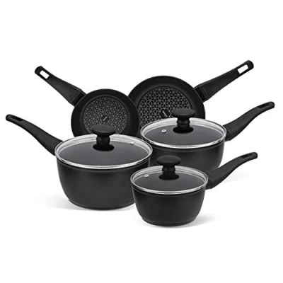 Afbeelding van Prestige Thermo Smart Potten en pannen Set 5 delige kookgereenset Non Stick Inductie, gas elektrische kookplaten