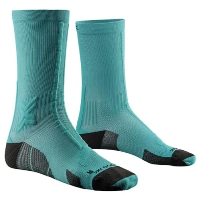 Afbeelding van X Socks® TRAIL RUN DISCOVER CREW, LAKE GROEN/SUNSET BLAUW, 39 41