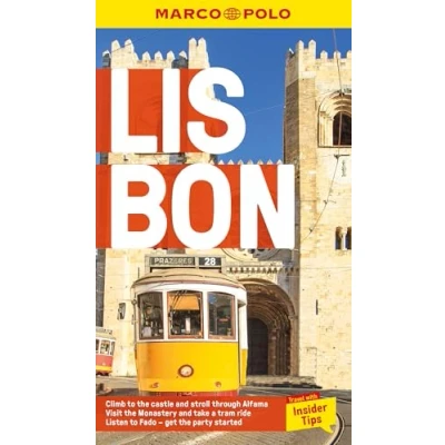Afbeelding van Marco Polo Pocket Guides Lisbon Travel Guide with pull out map