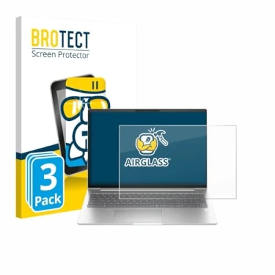 Afbeelding van BROTECT Screenprotector voor HP EliteBook 6 G1a 16&quot; Folie Beschermfolie Beschermglas transparant (3 Stuks)