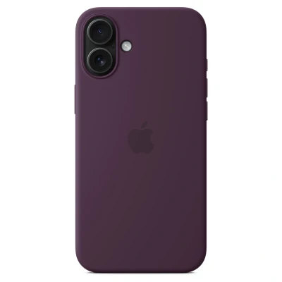 Afbeelding van Origineel Apple iPhone 16 Plus MagSafe Hoesje Siliconen en TPU (zacht) Softcase/Backcover Paars Telefoonhoesje