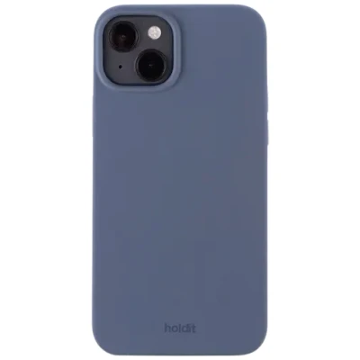 Afbeelding van Holdit Siliconen Back Cover Blauw Apple iPhone 15 Plus